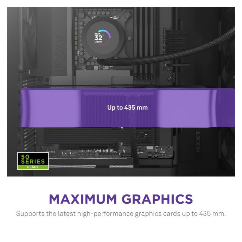 Nzxt Case|NZXT|ATX/micro ATX/Mini-ITX/EATX|Black|Midi Tower|PC|CM-H92FB-01