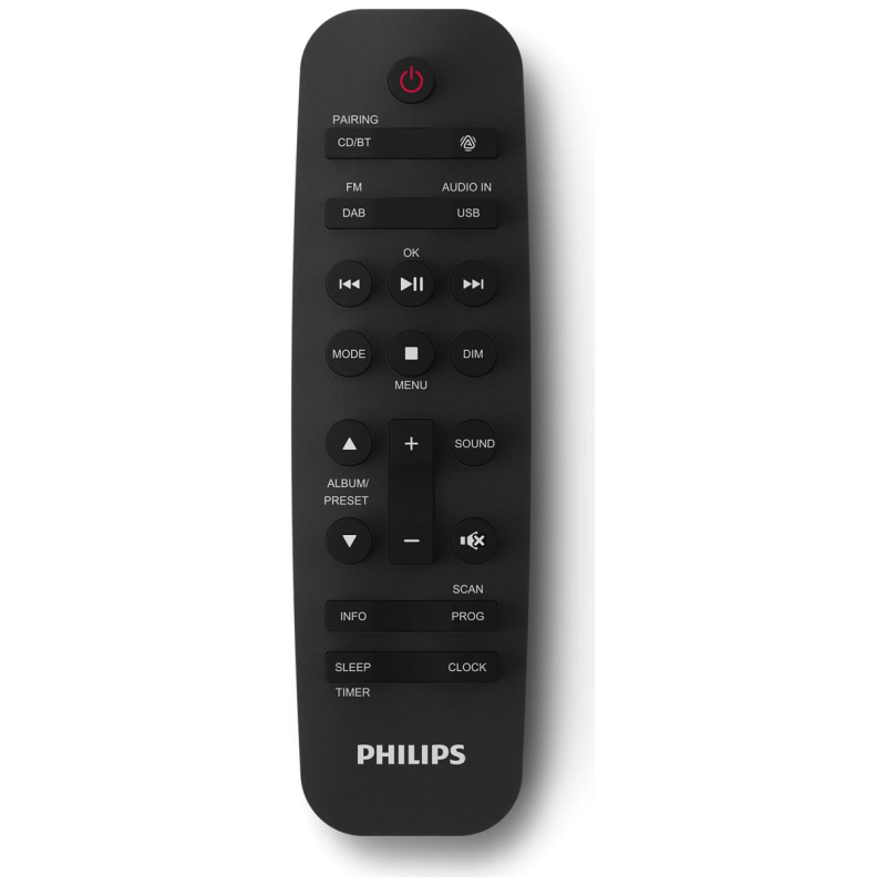 Philips Mikro mūzikas sistēma ar Bluetooth, DAB+, melna - TAM4505M2/12