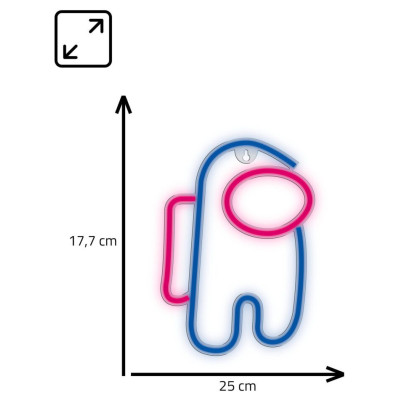 Manta SNL27BLT Style Neon Lights ASTRONAUT