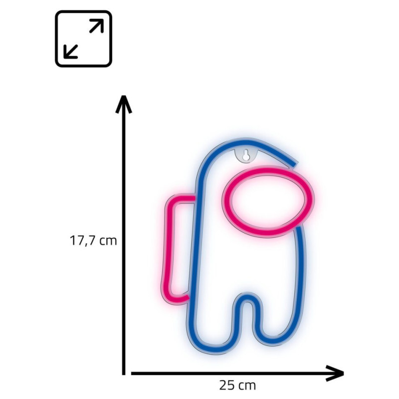 Manta SNL27BLT Style Neon Lights ASTRONAUT