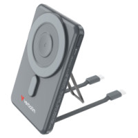 Verbatim Enerģijas krātuve Verbatim Charge n Go 5000mAh Magnetic Wireless Charging Grey - 2 cables