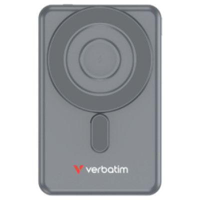 Verbatim Enerģijas krātuve Verbatim Charge n Go 5000mAh Magnetic Wireless Charging Grey - 2 cables