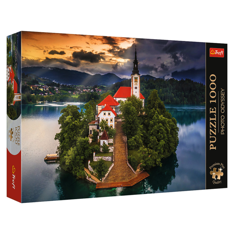 Trefl Premium Plus Puzle ezers Bled, 1000 gab.