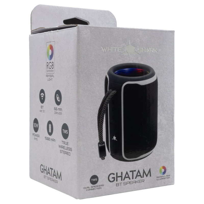 White Shark GBT-3007 Ghatam Black/White