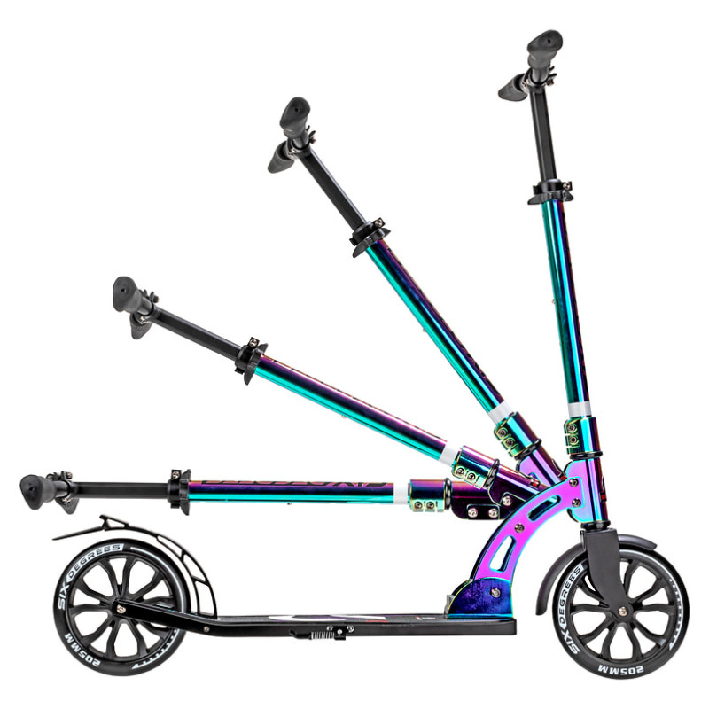 Six Degrees Scooter skrejritenis 205 mm, neochrome - AU 610