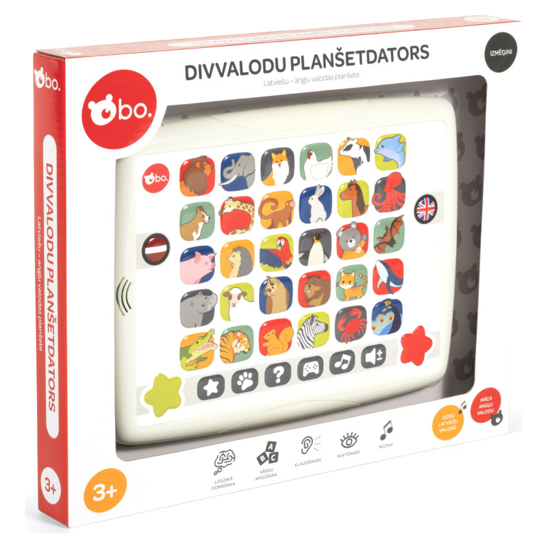 BO. Izglītojo&scaron;a Rotaļlieta - Divvalodu Plan&scaron;etdators (Latvie&scaron;u val.)