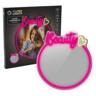 Manta MASNL130PK  Style Neon Lights BEAUTY LED Neon Mirror