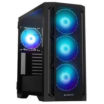 Chieftec Case|CHIEFTEC|APEX LUMO|Tower|ATX|EATX|MicroATX|MiniITX|Colour Black|GA-01B-L-OP