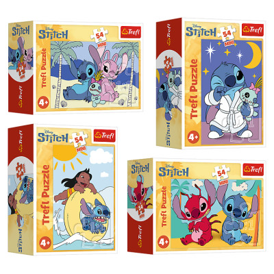 Trefl DISNEY STITCH Puzle Mini, 54 gab.
