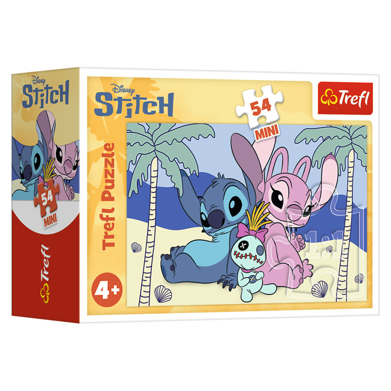 Trefl DISNEY STITCH Puzle Mini, 54 gab.