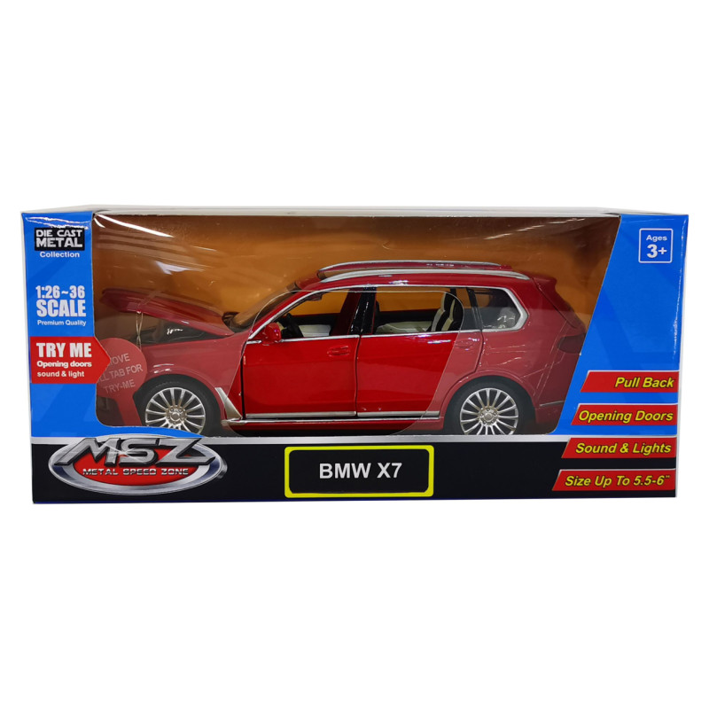 MSZ Miniatūrais modelis - BMW X7, 1:32