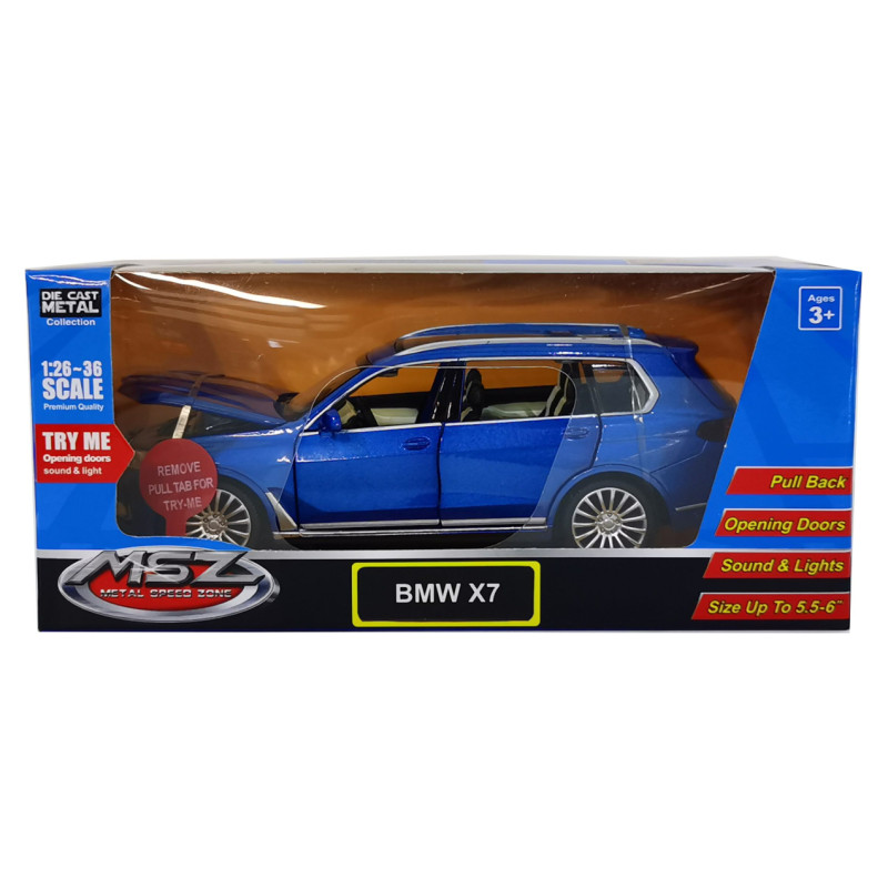 MSZ Miniatūrais modelis - BMW X7, 1:32