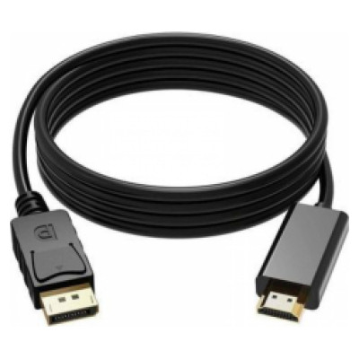 Roger DisplayPort Male to HDMI Male Black 1.8m 4 x 2K