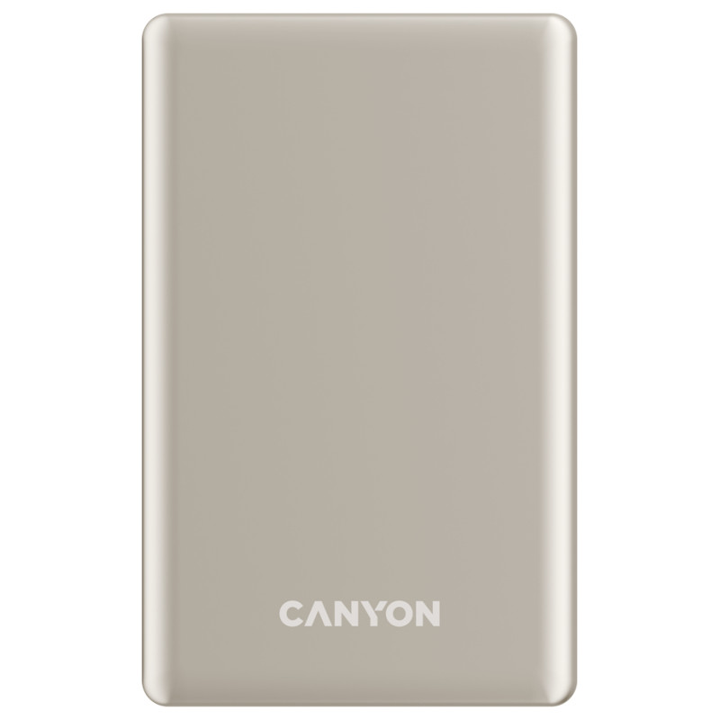 Canyon power bank OnPower 505 slim Magnetic 5000 mAh PD20W Beige