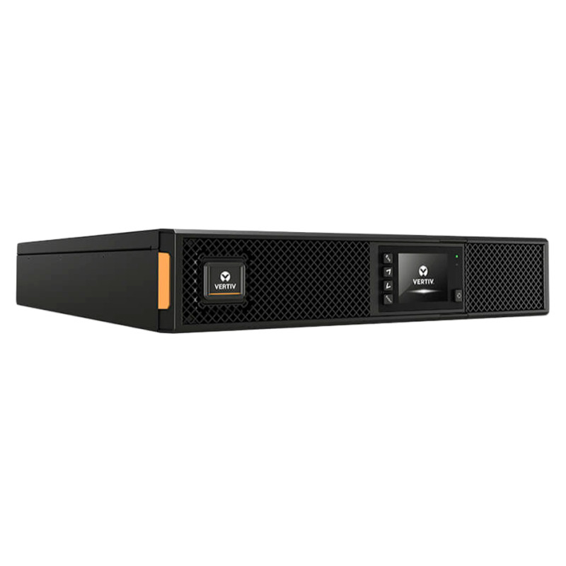 Vertiv Liebert GXT5 1ph UPS, 1.5kVA, input plug IEC C14 inlet, 2U, output &ndash; 230V, output socket groups (8)C13, rackmount kit, 3-year warranty