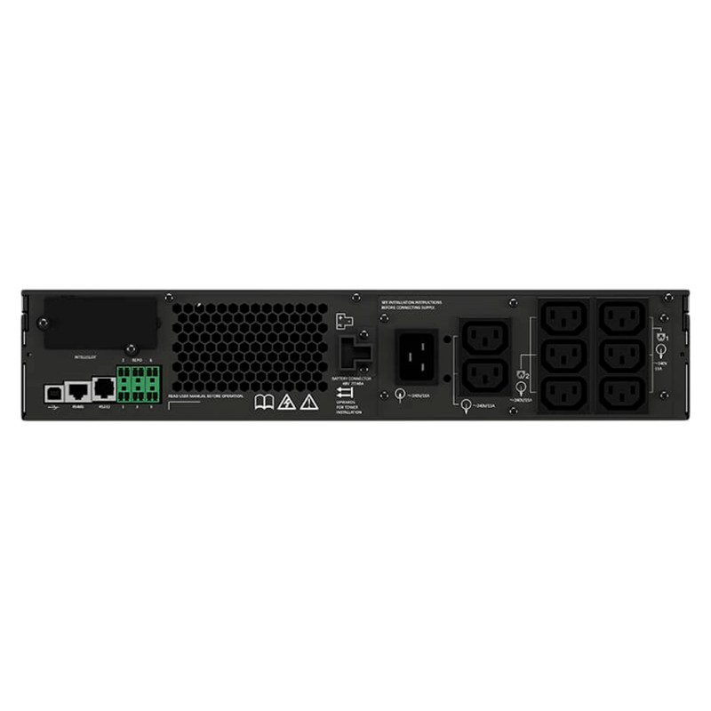 Vertiv Liebert GXT5 1ph UPS, 1.5kVA, input plug IEC C14 inlet, 2U, output &ndash; 230V, output socket groups (8)C13, rackmount kit, 3-year warranty