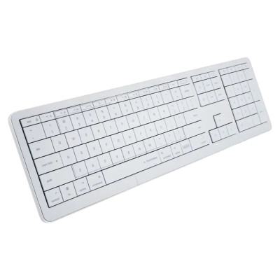 Clevetura CLVX 1 Touch-On-Keys AI Wireless Keyboard, ANSI US Mac layout, Scissor Switches, Aluminum Chassis, Interactive RGB, Mac/iPad/AppleTV/PC support