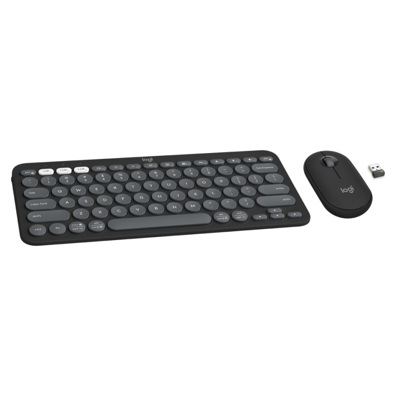 Logitech Pebble 2 Bluetooth Keyboard Combo - TONAL GRAPHITE - US INT'L