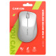 Canyon MW-11, 2.4 GHz  Wireless mouse ,with 3 buttons, DPI 1200, Battery:AAA*2pcs  ,pearl white grey67*109*38mm 0.063kg