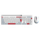 Canyon HSET-W5 EN Keyboard+Mouse AAA+AA Wireless White
