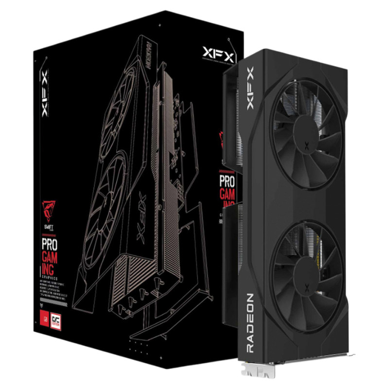 XFX Swift AMD Radeon RX 9060 XT OC 16GB GDDR6 128-bit HDMI 2x DP