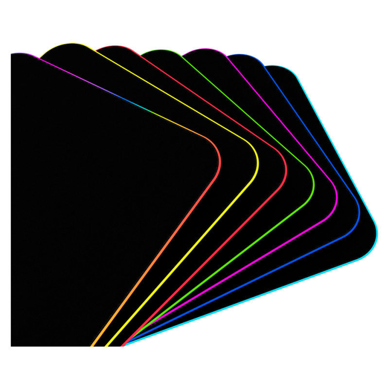 Lorgar Steller 913, Gaming mouse pad, High-speed surface, anti-slip rubber base, RGB backlight, USB connection, Lorgar WP Gameware support, size: 360mm x 300mm x 3mm, weight 0.250kg