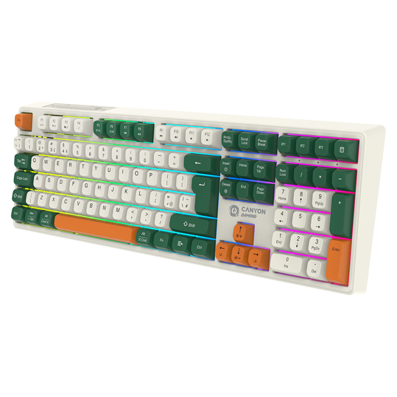 Canyon keyboard Shadder GKW-11 Mech RGB UK/US Wireless White