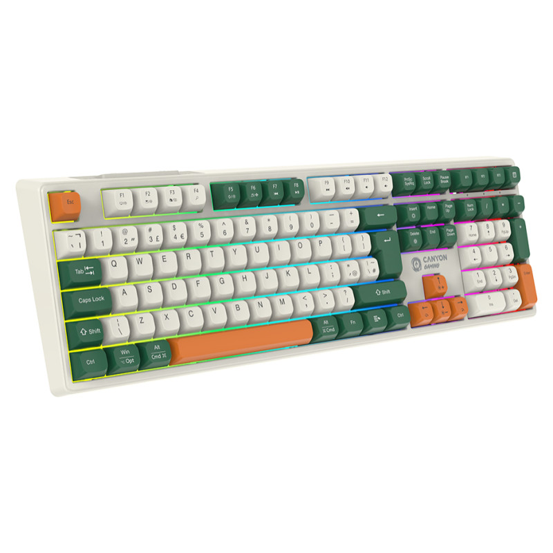 Canyon keyboard Shadder GKW-11 Mech RGB UK/US Wireless White