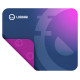 Lorgar Main 133, Gaming mouse pad, High-speed surface, Purple anti-slip rubber base, size: 360mm x 300mm x 3mm, weight 0.2kg