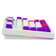 Lorgar KBP70TKLW, Wireless TKL Mechanical Gaming Keyboard Pro, White, EN layout