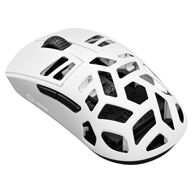 Lorgar MSE90W, Magnesium Alloy Wireless Gaming Mouse Elite, White