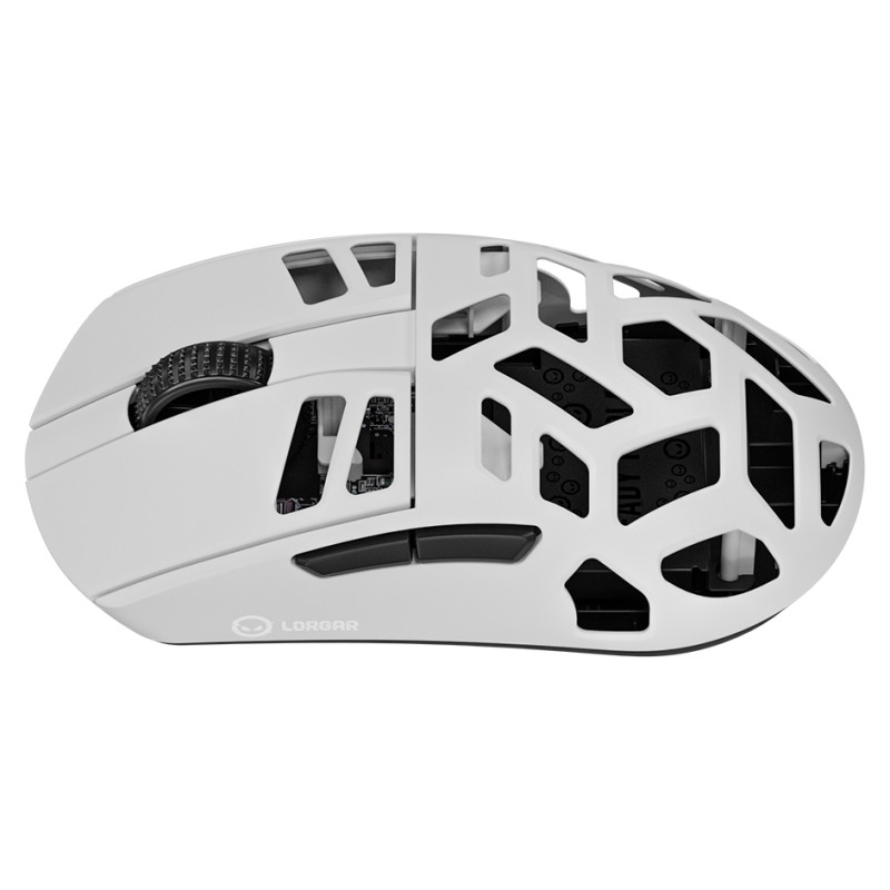 Lorgar MSE90W, Magnesium Alloy Wireless Gaming Mouse Elite, White
