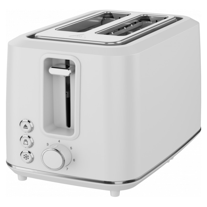 Aeno Electric Toaster, white, 220-240V, 50-60Hz, 920-1080W, 2 slots, 3 modes, 7 browning levels