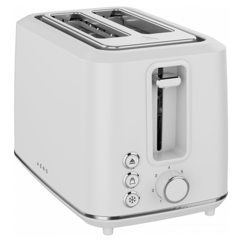 Aeno Electric Toaster, white, 220-240V, 50-60Hz, 920-1080W, 2 slots, 3 modes, 7 browning levels