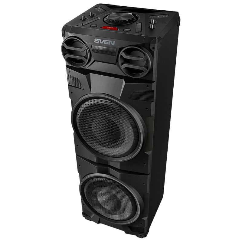 Sven Speaker SVEN PS-1900, black (1000W, TWS, Bluetooth, FM, USB, LED-display, AC power)