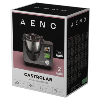 Aeno Smart Cooking Robot CR1S: bowl 3.5 L, 8 automatic program, 12 speeds, 1000 W (Heating Power), 600 W (Motor Power), Temperature range: 37-130&deg;C, Built-in Kitchen Scale