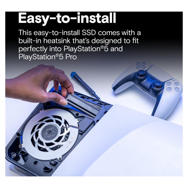 Crucial SSD PCIE G4 M.2 NVME 4TB W/HS/P310 CT4000P310SSD5 CRUCIAL