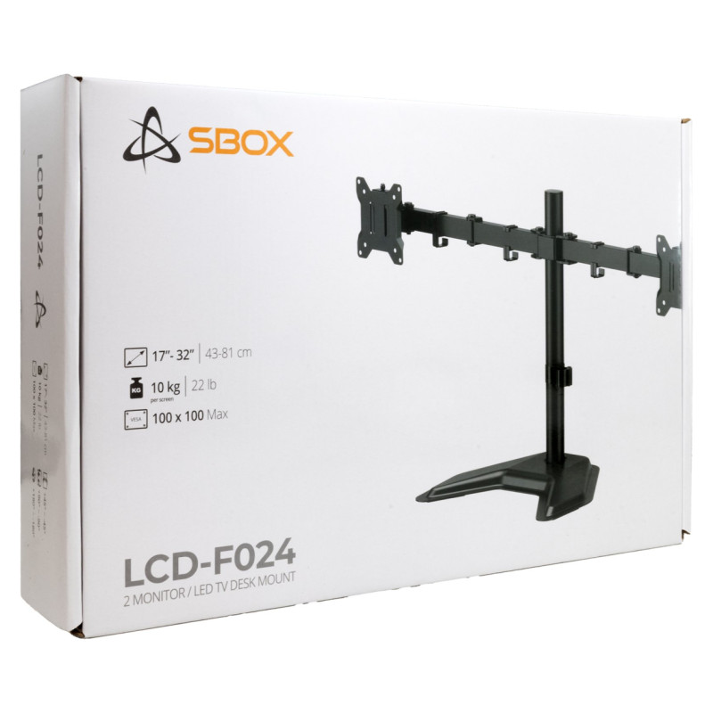 Sbox LCD-F024-3 (17-32/2x10kg/100x100)