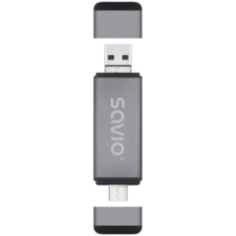 Savio USB 3in1 kar&scaron;u lasītājs