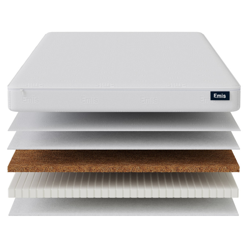 Emis Sleeping Bērnu matracis "Teddy" 60x120x6 / Emis Denim Cube