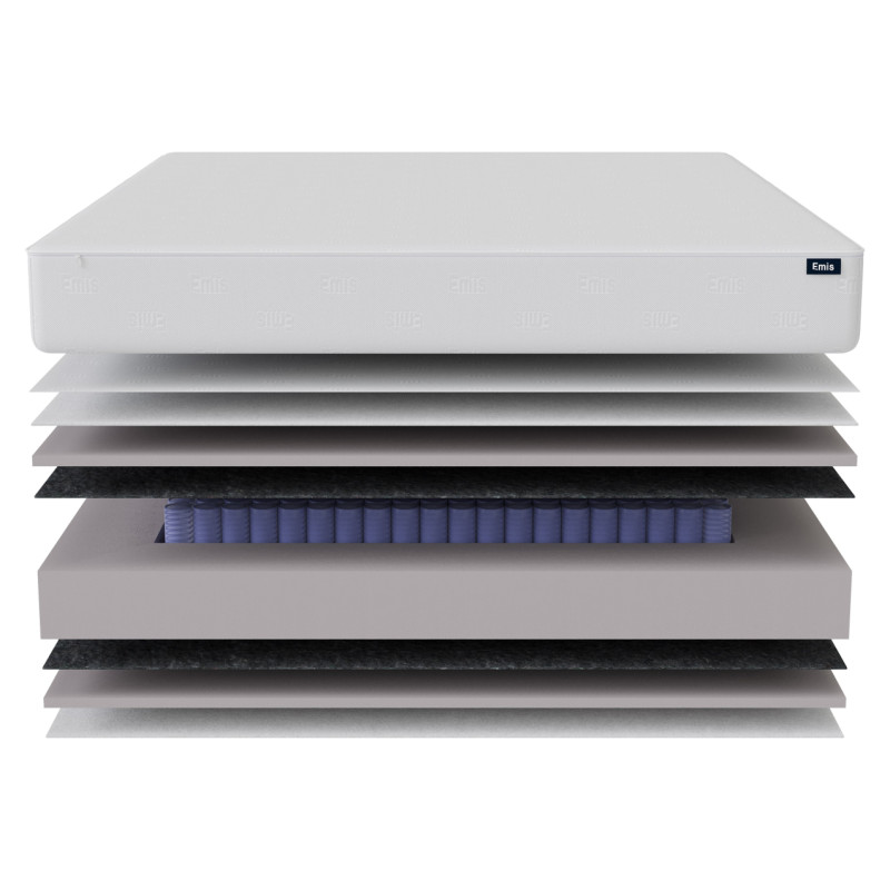 Emis Matracis "Moonlight Pearl" 90x200x19 / Ciets / Emis Cotton