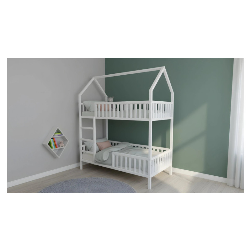 Emis Montessori Duo 70x160 / Pelēks (RAL 7040) / Nē