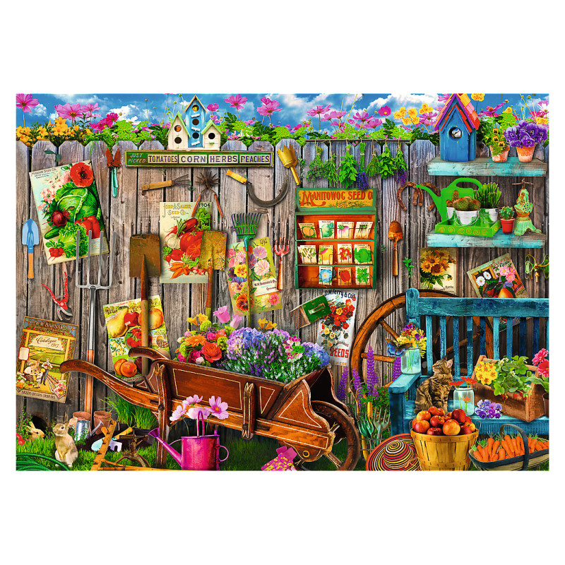 Trefl Pužļu komplekts Dārzs, 2x500 gab.