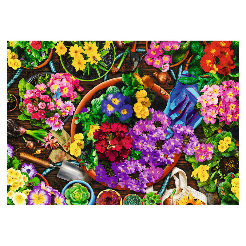 Trefl Pužļu komplekts Dārzs, 2x500 gab.