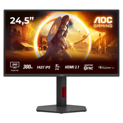 AOC LCD Monitor|AOC|24.5 "|2560 x 1440 pixels|Quad HD|Native aspect ratio 16:9|LED|Flat|Q25G4SR