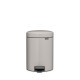 Brabantia atkritumu tvertne ar pedāli NewIcon, 5 l, Soft Grey - 252204