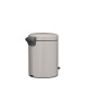 Brabantia atkritumu tvertne ar pedāli NewIcon, 5 l, Soft Grey - 252204
