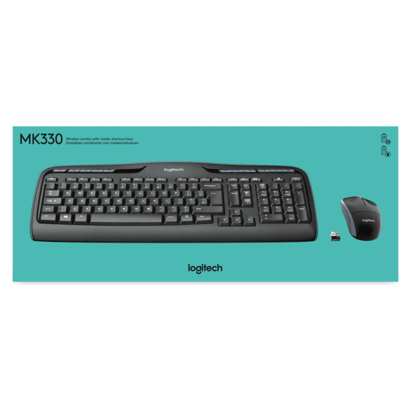 Logitech KEYBOARD +MOUSE COMBO MK330/ENG 920-003989 LOGITECH