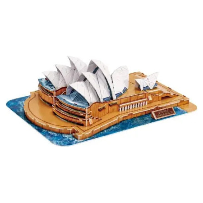 Cubic Fun CUBICFUN NATIONAL GEOGRAPHIC 3D puzle Sidnejas Operas nams