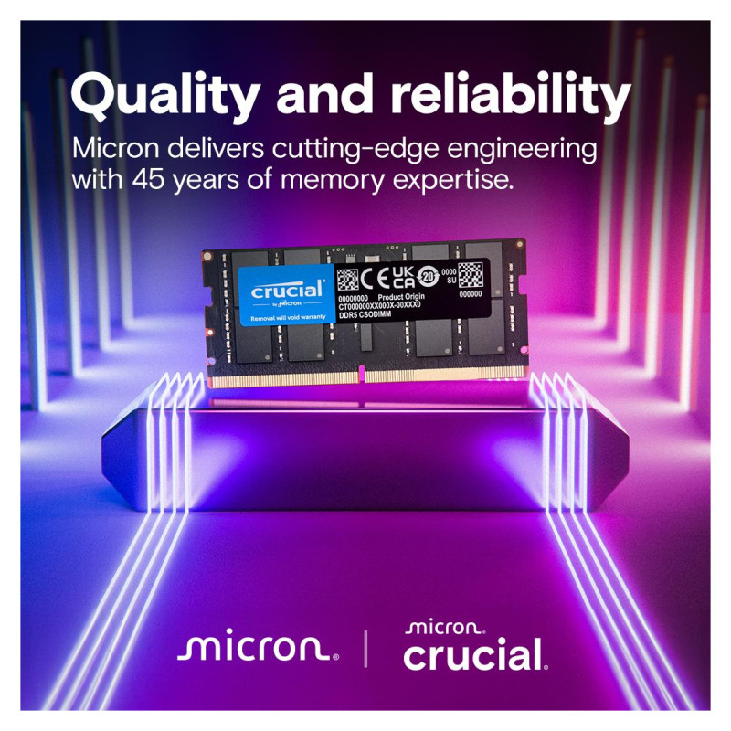 Crucial MEMORY DIMM PRO 32GB DDR5-6400/CT32G64C52CS5 CRUCIAL